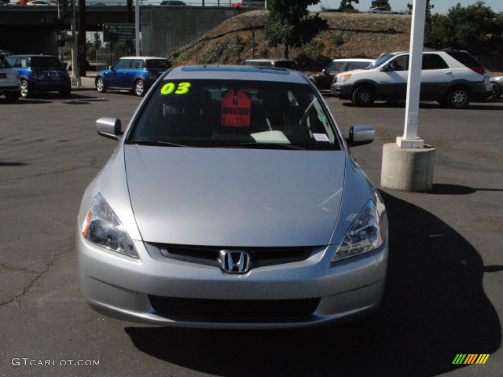 2003 Accord EX-L Sedan - Satin Silver Metallic / Black photo #2