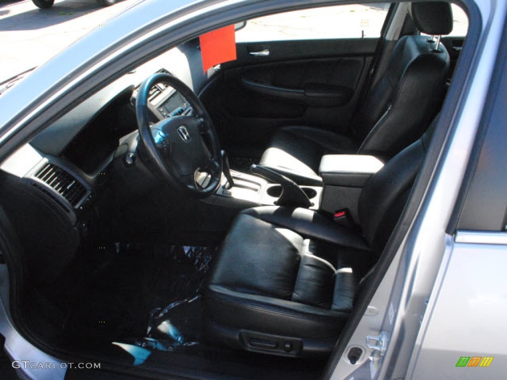 2003 Accord EX-L Sedan - Satin Silver Metallic / Black photo #15