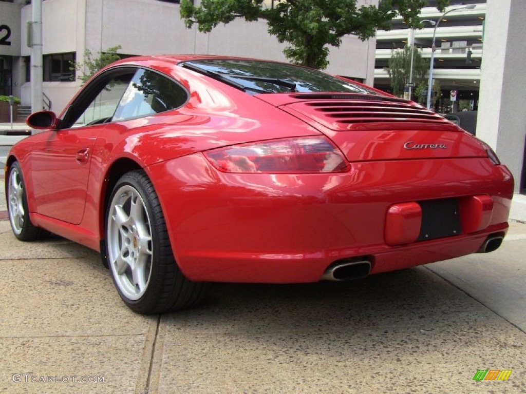 2008 911 Carrera Coupe - Guards Red / Black photo #4