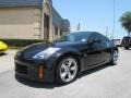 2007 Magnetic Black Pearl Nissan 350Z Grand Touring Coupe  photo #3