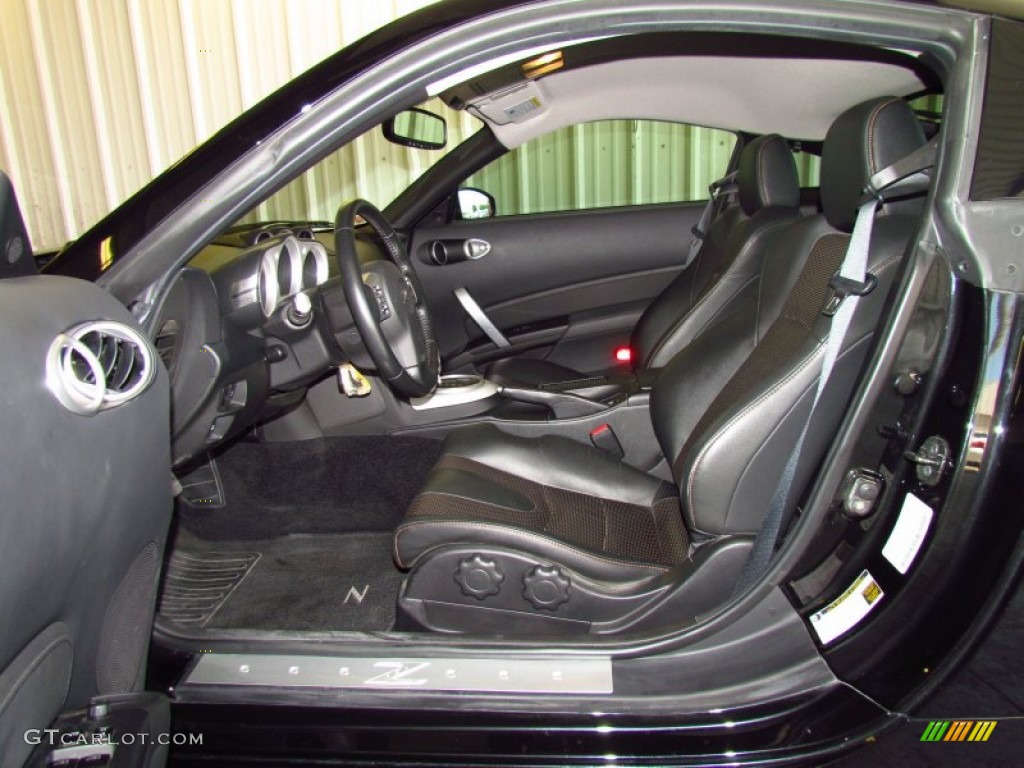 Charcoal Interior 2007 Nissan 350Z Grand Touring Coupe Photo #51018427
