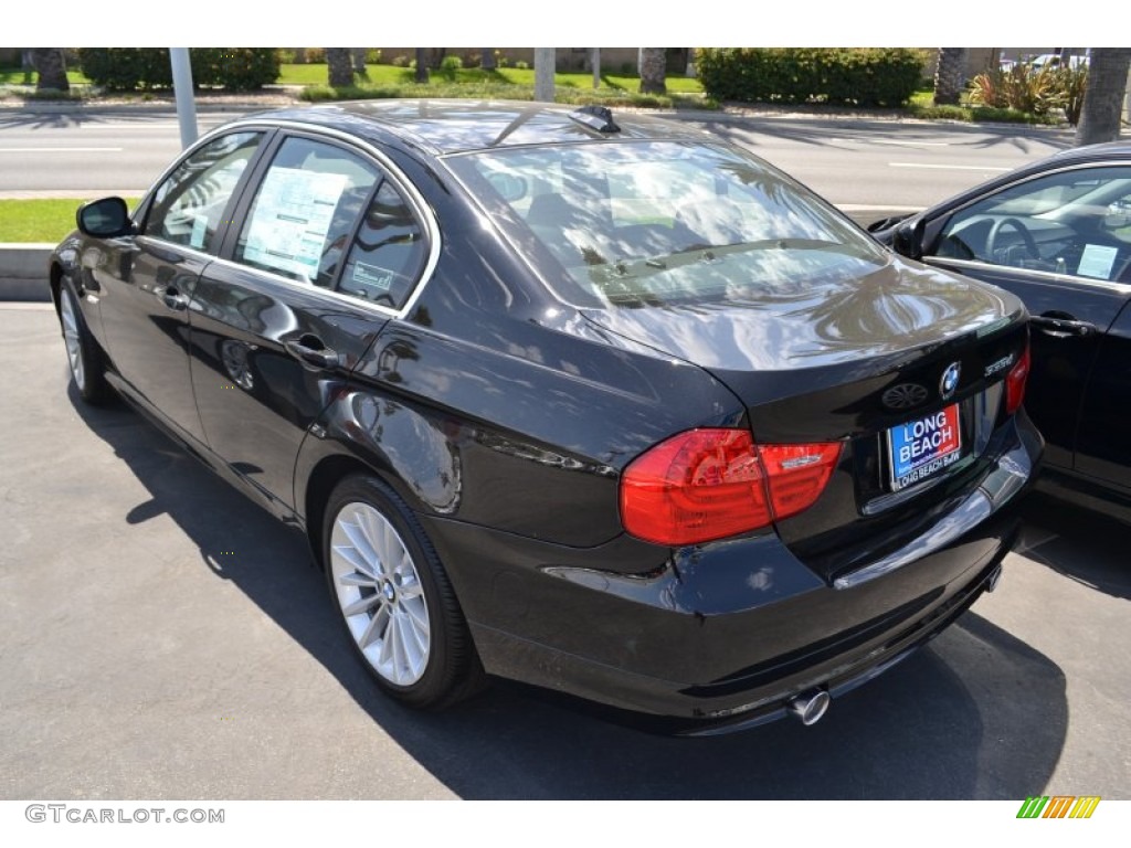 2011 3 Series 335d Sedan - Jet Black / Black Dakota Leather photo #4