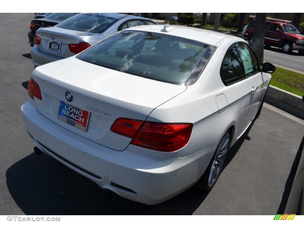 2011 3 Series 335is Coupe - Alpine White / Black photo #4