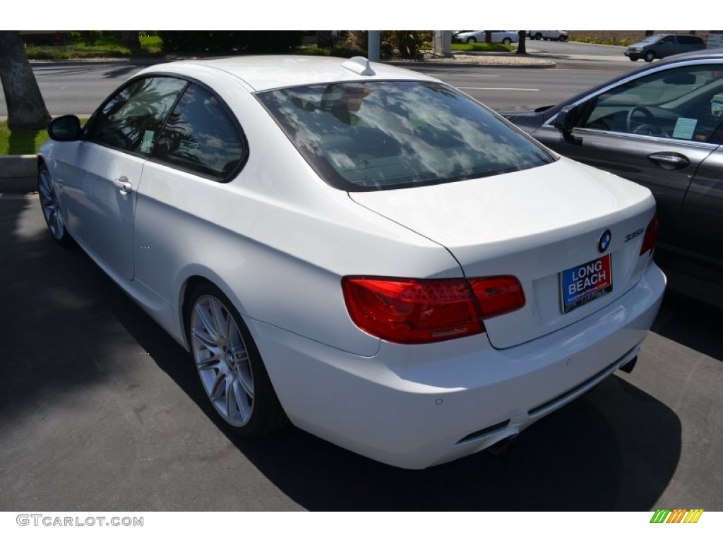 2011 3 Series 335is Coupe - Alpine White / Black photo #5