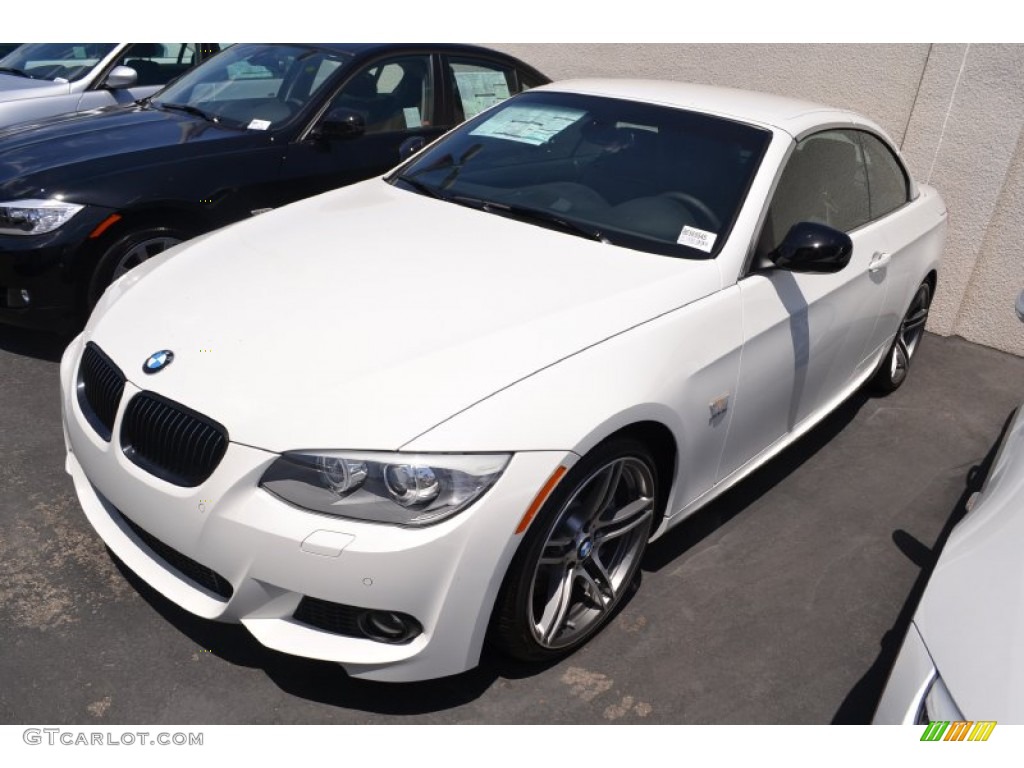 2011 3 Series 335is Convertible - Alpine White / Black photo #4