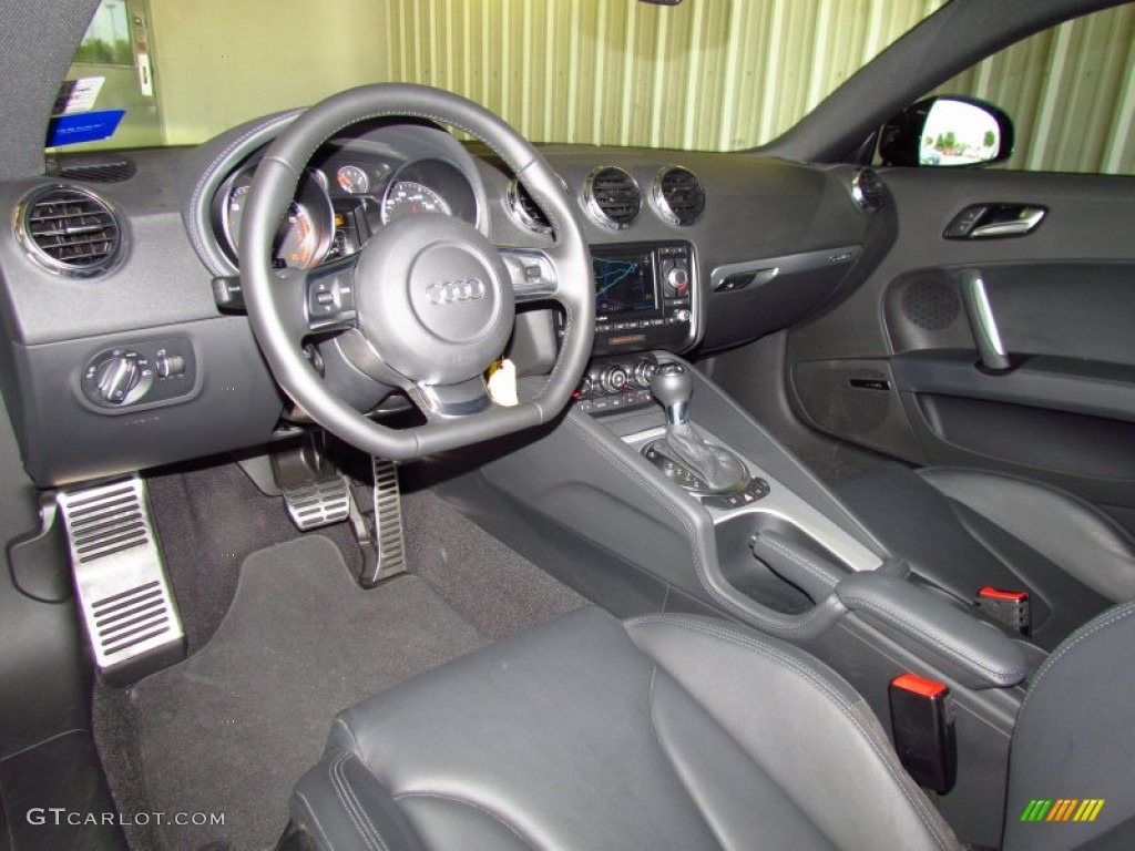 Black Nappa Leather Interior 2010 Audi TT 2.0 TFSI quattro Coupe Photo #51019111