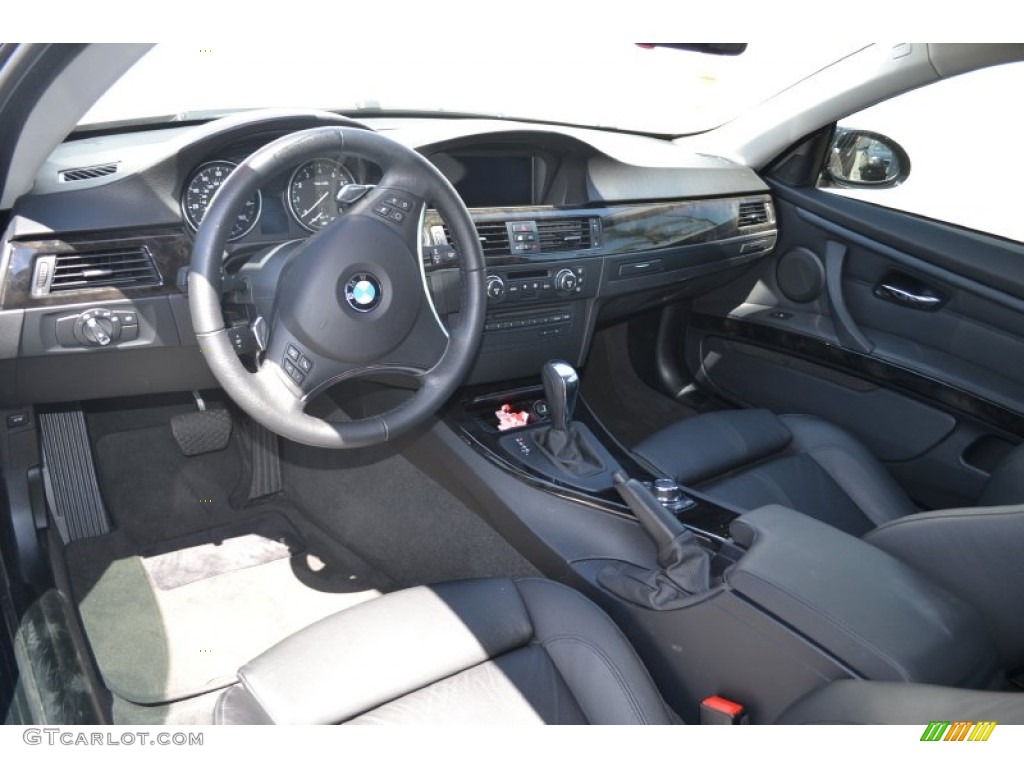 Black Interior 2009 BMW 3 Series 328i Coupe Photo #51021235