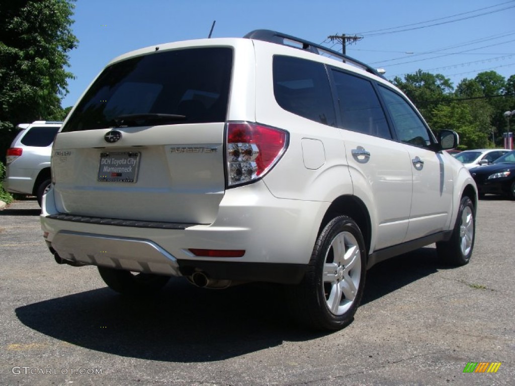 2009 Forester 2.5 X Limited - Satin White Pearl / Platinum photo #6