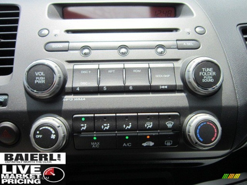 2008 Civic Si Sedan - Fiji Blue Pearl / Black photo #19