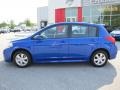 2011 Metallic Blue Nissan Versa 1.8 SL Hatchback  photo #2