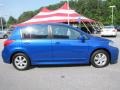 2011 Metallic Blue Nissan Versa 1.8 SL Hatchback  photo #6