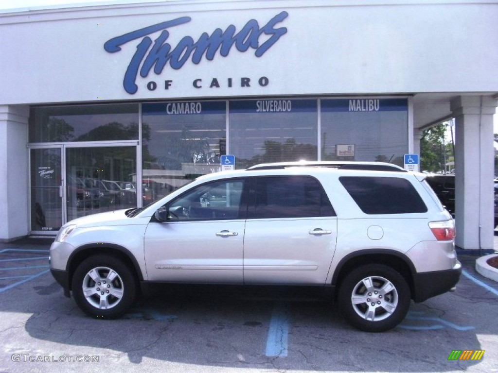 2007 Acadia SLE - Liquid Silver Metallic / Ebony photo #1
