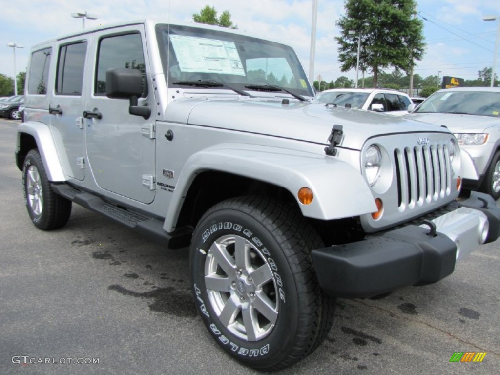 Bright Silver Metallic 2011 Jeep Wrangler Unlimited Sahara 70th Anniversary 4x4 Exterior Photo #51022249