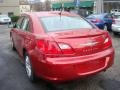 2009 Inferno Red Crystal Pearl Chrysler Sebring LX Sedan  photo #4