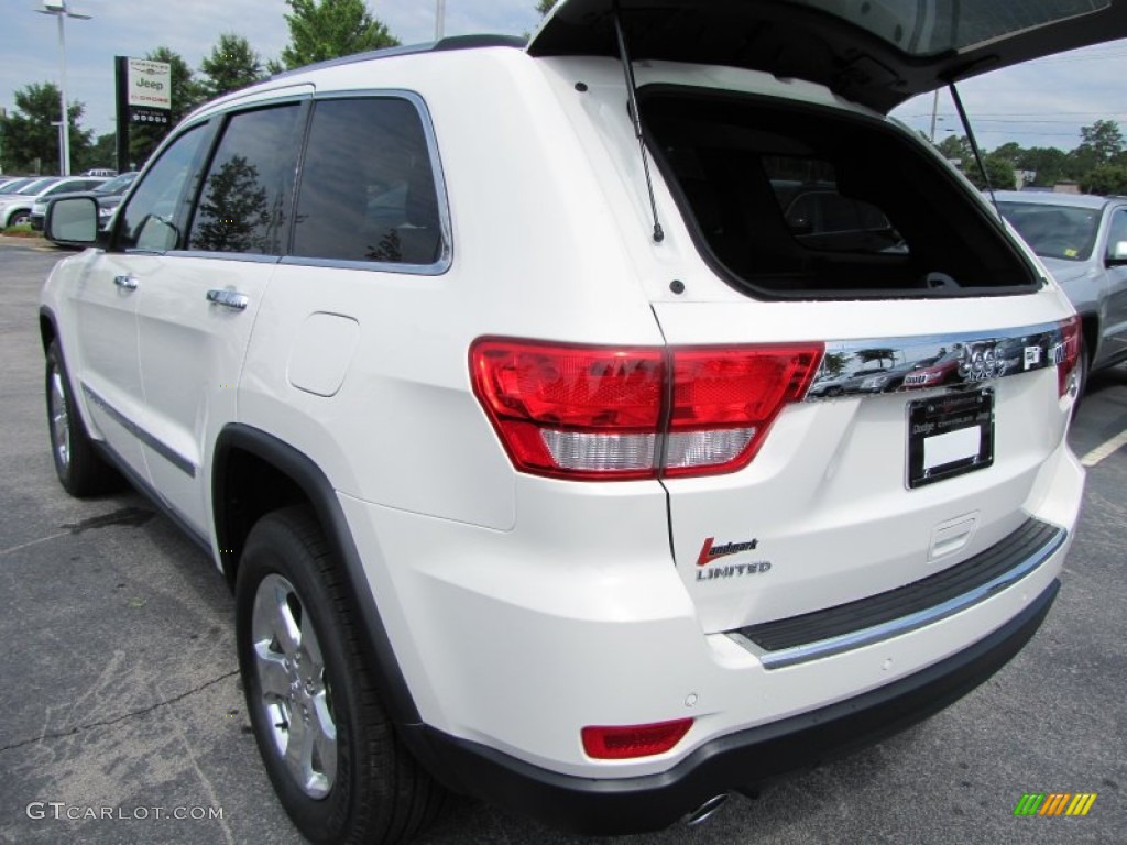 2011 Grand Cherokee Limited - Stone White / Black photo #8