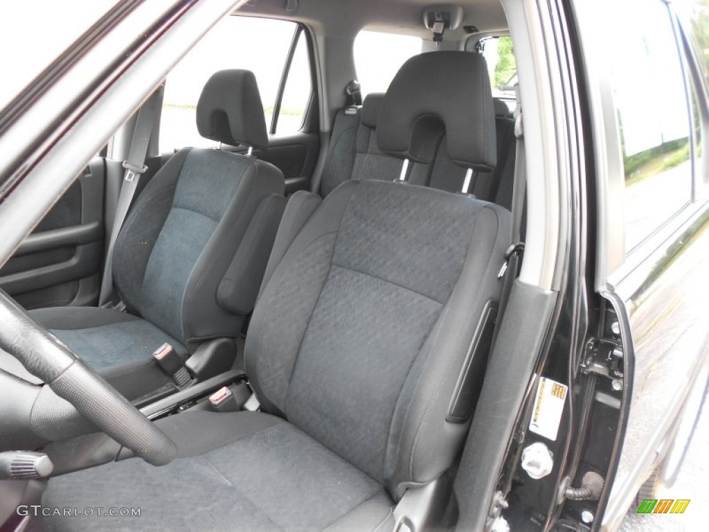 Black Interior 2005 Honda CR-V LX 4WD Photo #51024208