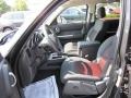 2011 Dodge Nitro Dark Slate Gray/Red Interior Front Seat Photo