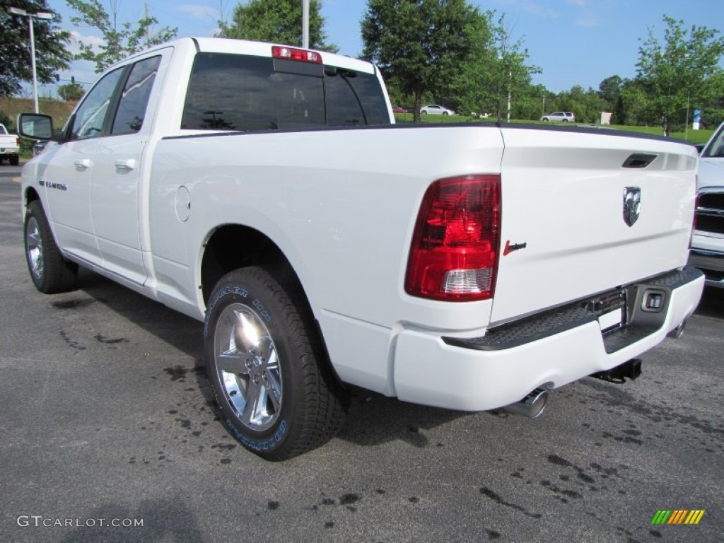 2011 Ram 1500 Sport Quad Cab - Bright White / Dark Slate Gray photo #2