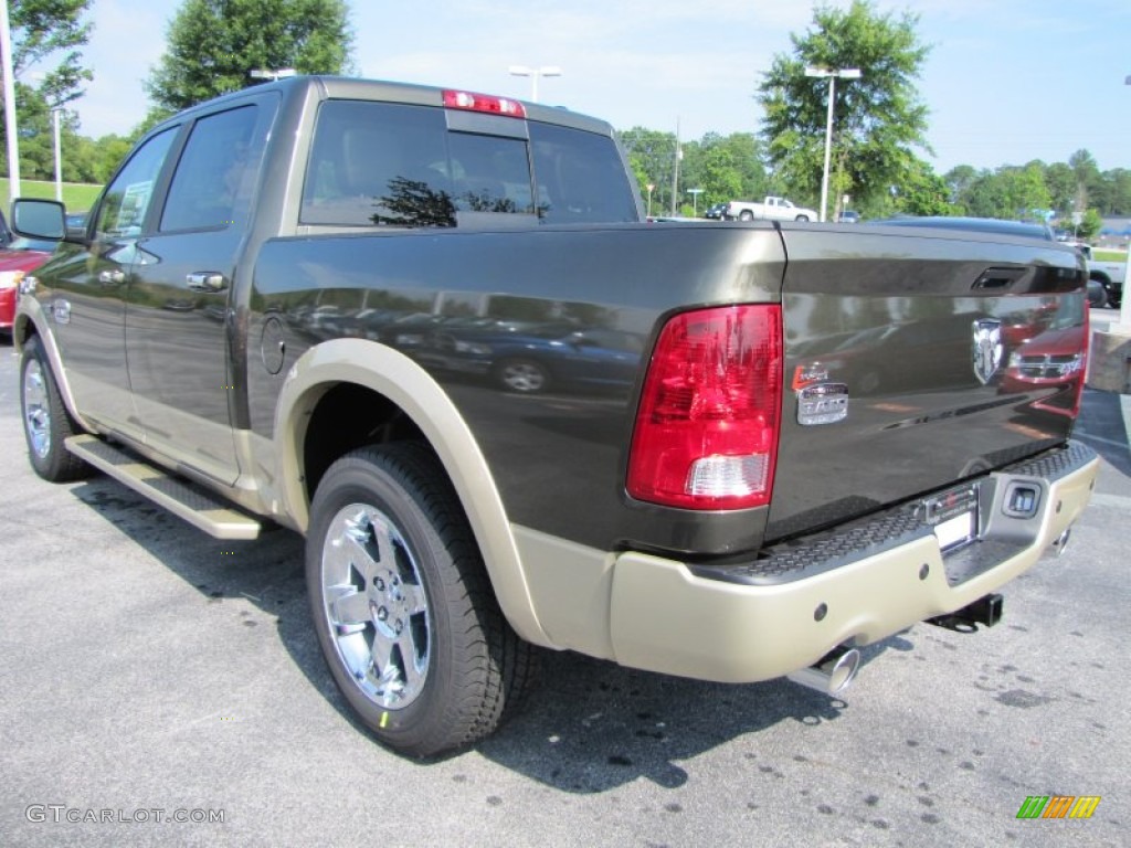 Sagebrush Pearl 2011 Dodge Ram 1500 Laramie Longhorn Crew Cab 4x4 Exterior Photo #51025417