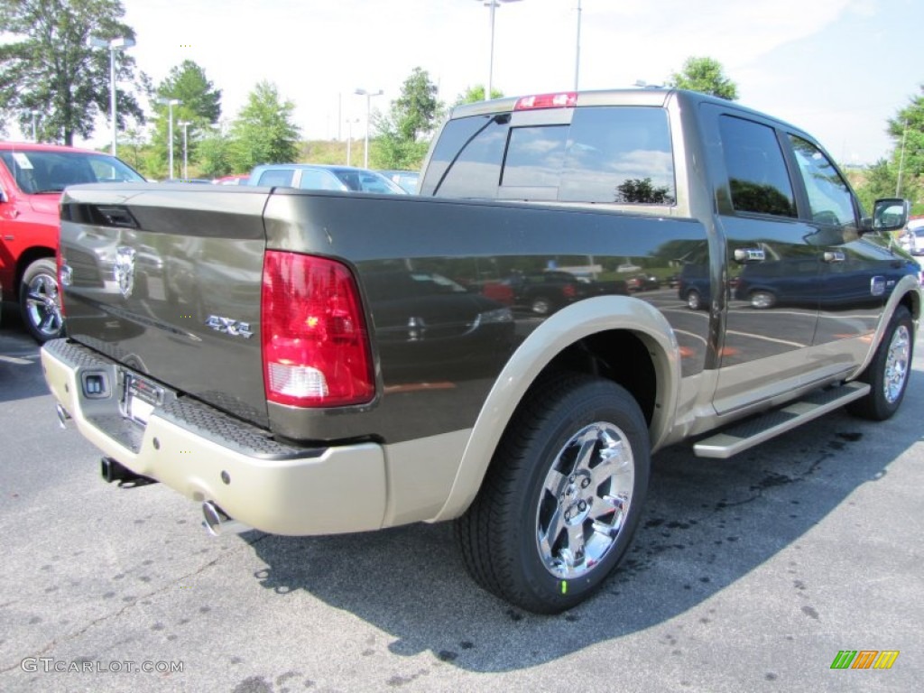 Sagebrush Pearl 2011 Dodge Ram 1500 Laramie Longhorn Crew Cab 4x4 Exterior Photo #51025432