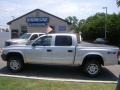 2003 Bright Silver Metallic Dodge Dakota SXT Quad Cab 4x4  photo #2