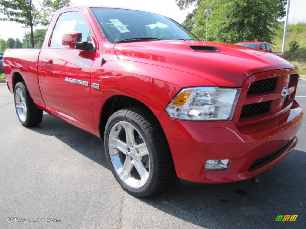 Flame Red 2011 Dodge Ram 1500 Sport R/T Regular Cab Exterior Photo #51026302