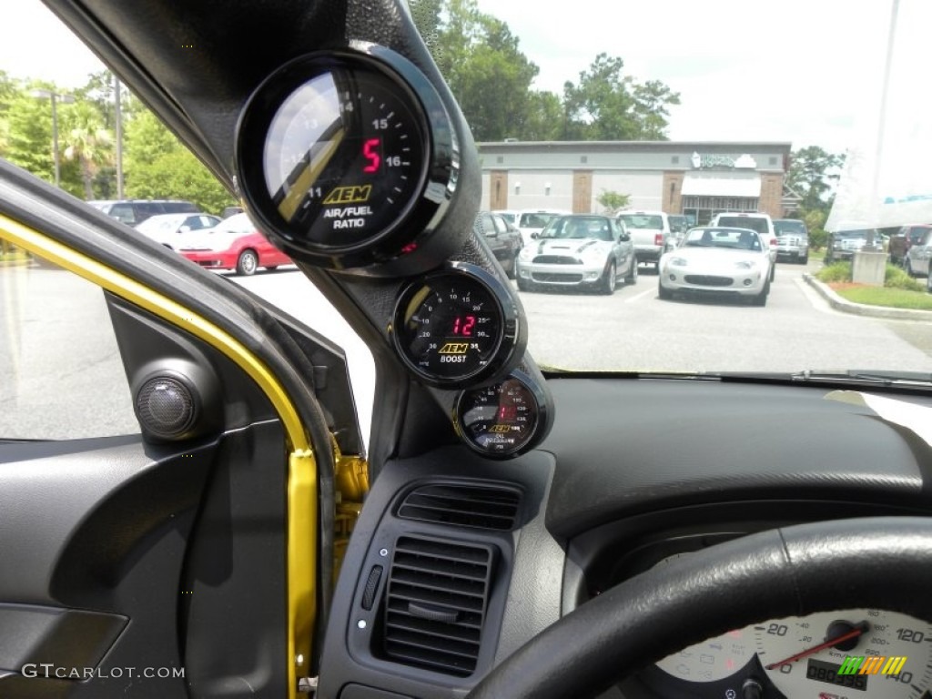 2002 Civic Si Hatchback - Yellow Pearl Metallic / Black photo #25
