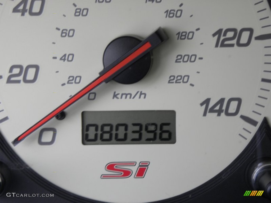 2002 Civic Si Hatchback - Yellow Pearl Metallic / Black photo #28