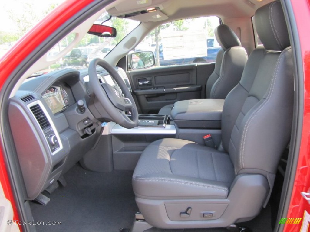 Dark Slate Gray Interior 2011 Dodge Ram 1500 Sport R/T Regular Cab Photo #51026359