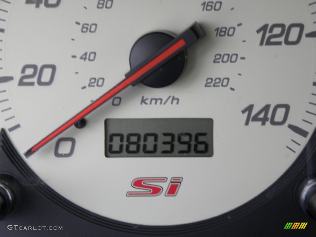 2002 Civic Si Hatchback - Yellow Pearl Metallic / Black photo #29