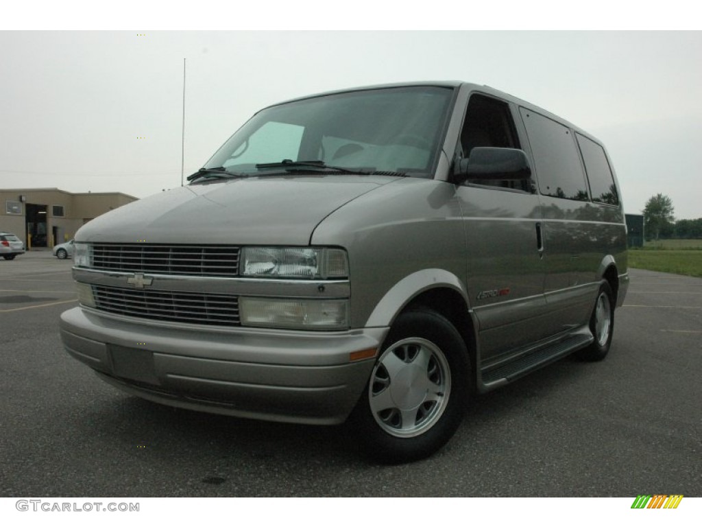 2001 Astro AWD Passenger Van - Light Pewter Metallic / Pewter photo #3