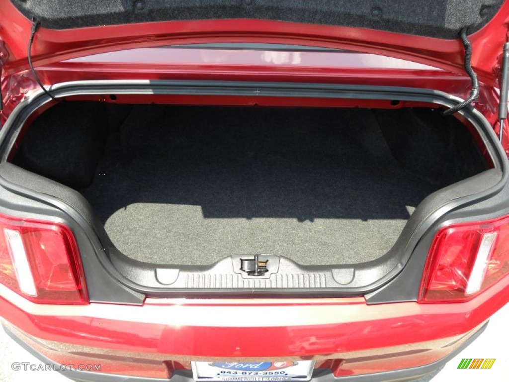 2011 Mustang V6 Premium Convertible - Red Candy Metallic / Saddle photo #12