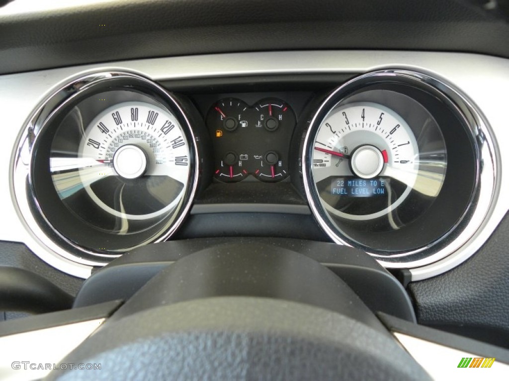 2011 Mustang V6 Premium Convertible - Red Candy Metallic / Saddle photo #22