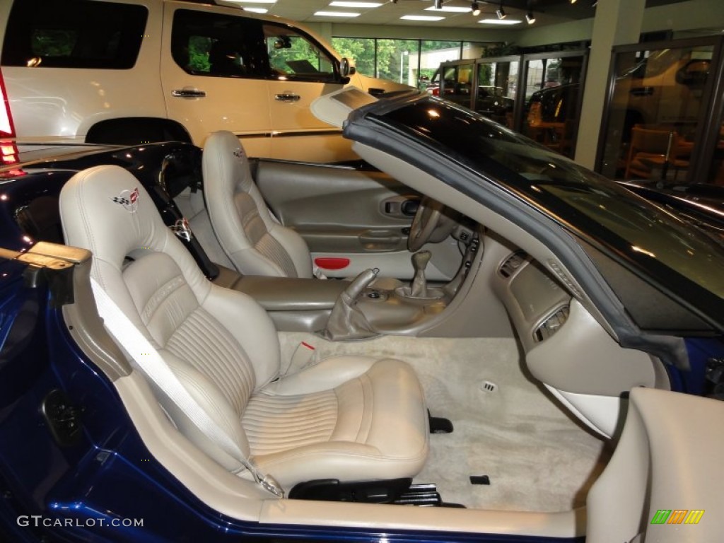 2004 Corvette Convertible - LeMans Blue Metallic / Shale photo #18