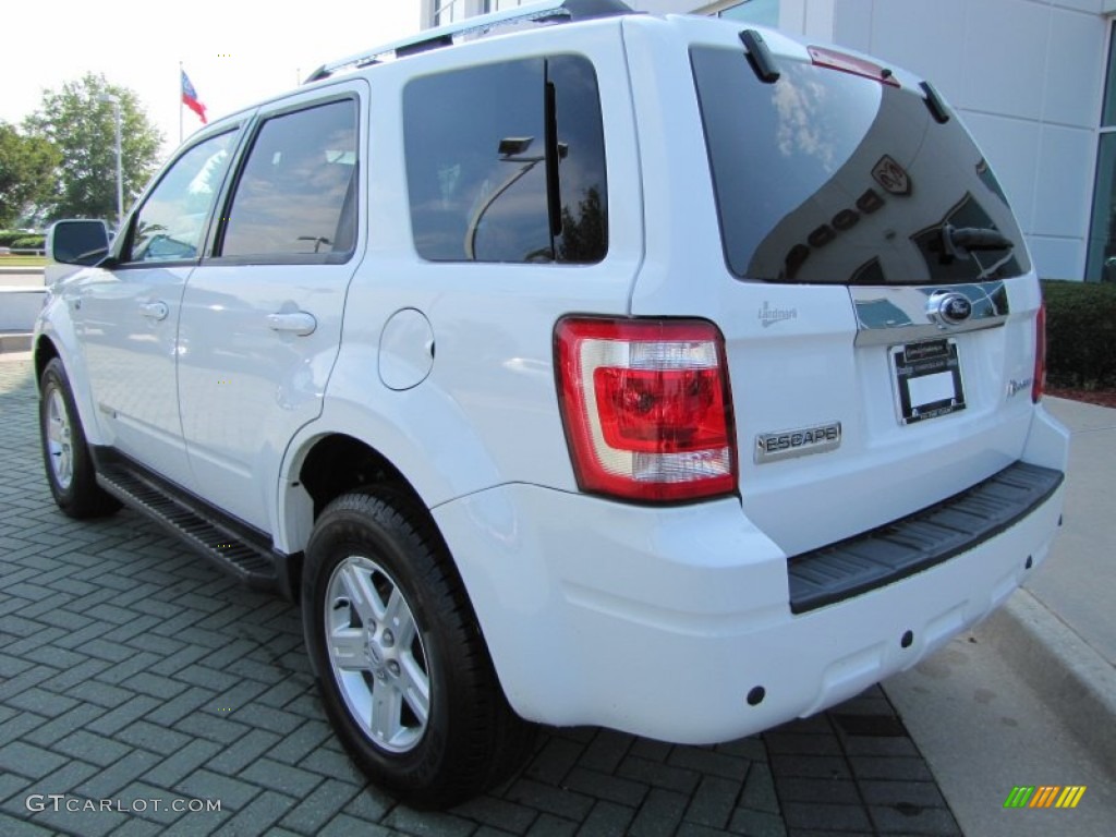 2008 Escape Hybrid - Oxford White / Stone photo #3