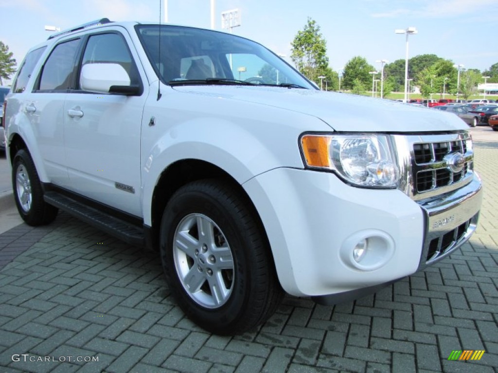 2008 Escape Hybrid - Oxford White / Stone photo #7
