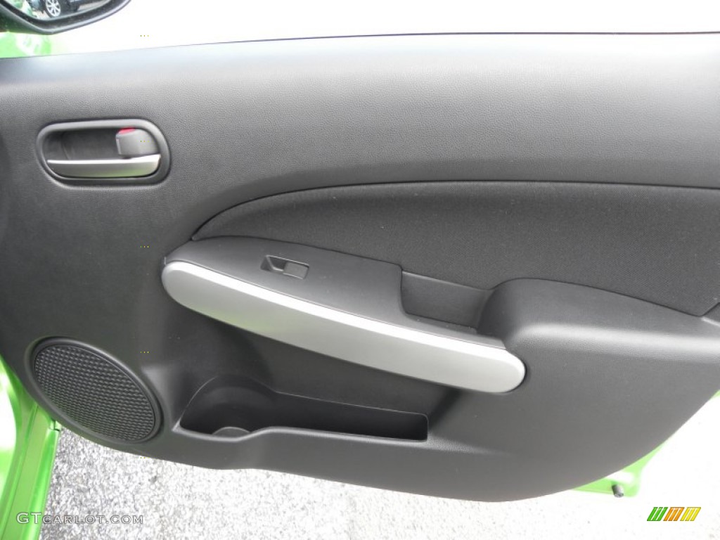 2011 Mazda MAZDA2 Touring Black Door Panel Photo #51028582