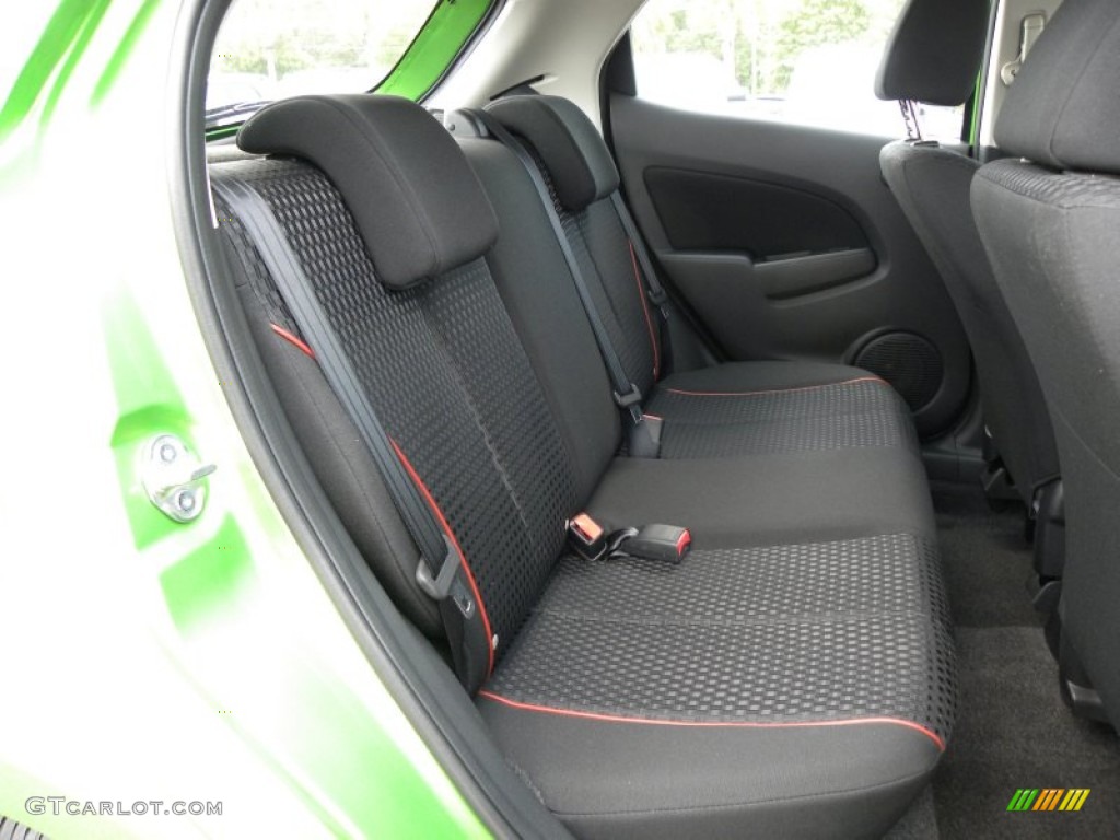 Black Interior 2011 Mazda MAZDA2 Touring Photo #51028597