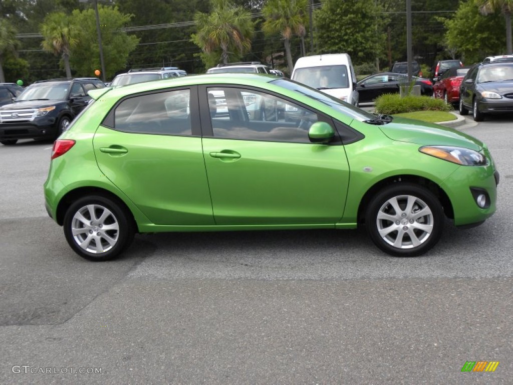 Spirited Green Metallic 2011 Mazda MAZDA2 Touring Exterior Photo #51028624