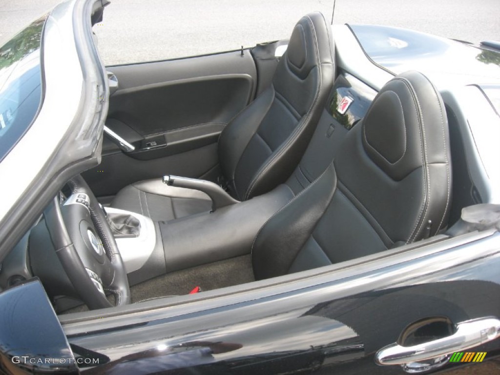 Black Interior 2008 Saturn Sky Roadster Photo #51028855