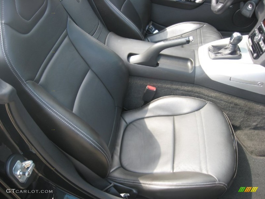 Black Interior 2008 Saturn Sky Roadster Photo #51028975