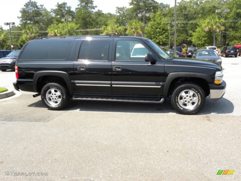 Black 2003 Chevrolet Suburban 1500 LT Exterior Photo #51029026