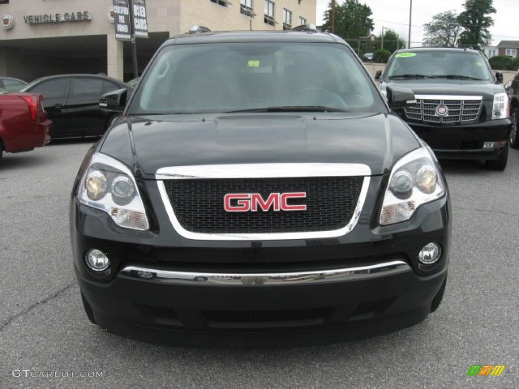 2009 Acadia SLT AWD - Carbon Black Metallic / Ebony photo #3