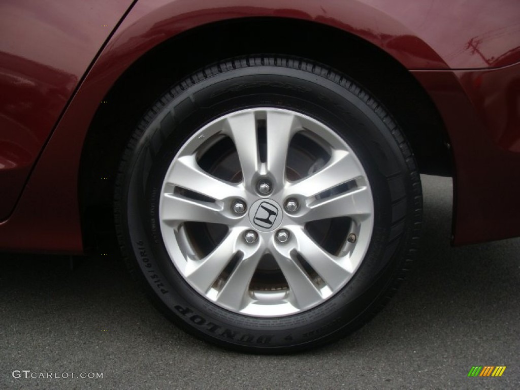 2008 Accord LX-P Sedan - Basque Red Pearl / Ivory photo #7
