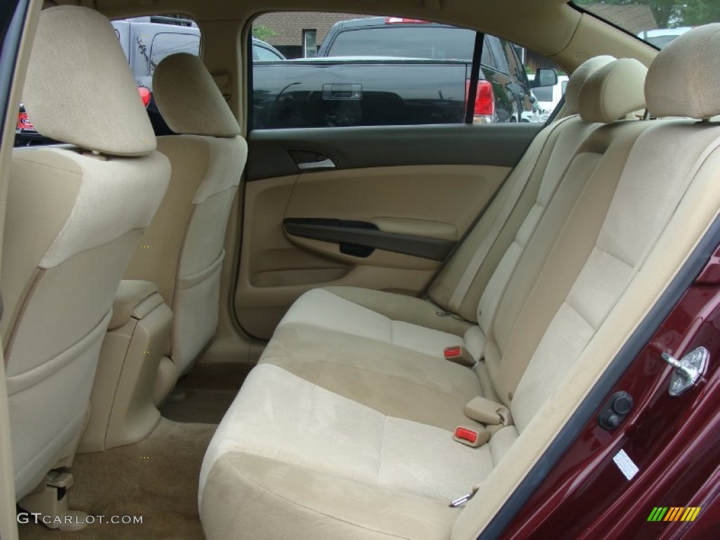 2008 Accord LX-P Sedan - Basque Red Pearl / Ivory photo #8