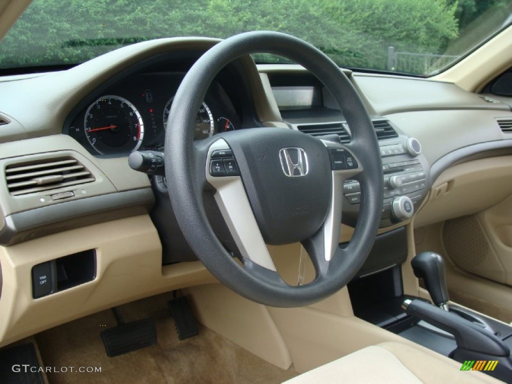 2008 Accord LX-P Sedan - Basque Red Pearl / Ivory photo #12