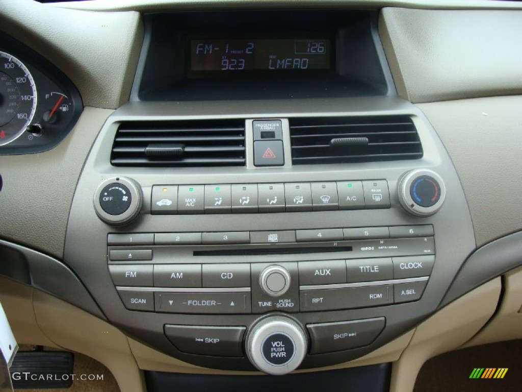 2008 Accord LX-P Sedan - Basque Red Pearl / Ivory photo #13