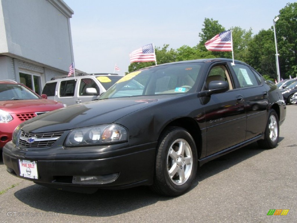 2004 Impala LS - Black / Neutral Beige photo #1