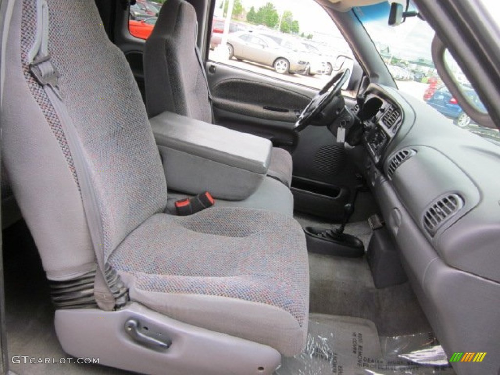 Mist Gray Interior 2002 Dodge Ram 2500 SLT Quad Cab 4x4 Photo #51030868