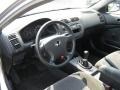 Black 2004 Honda Civic Value Package Coupe Interior Color
